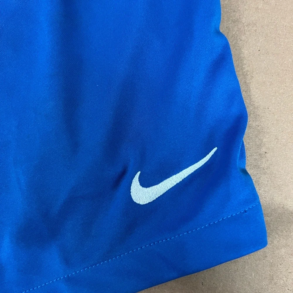 Nike Royal Blue Dri-Fit US Classic II Knit Cotton Shorts Size Medium